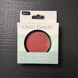 Clean beauty lip color & cream blush in late night
